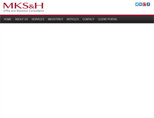 Tablet Screenshot of mksh.com